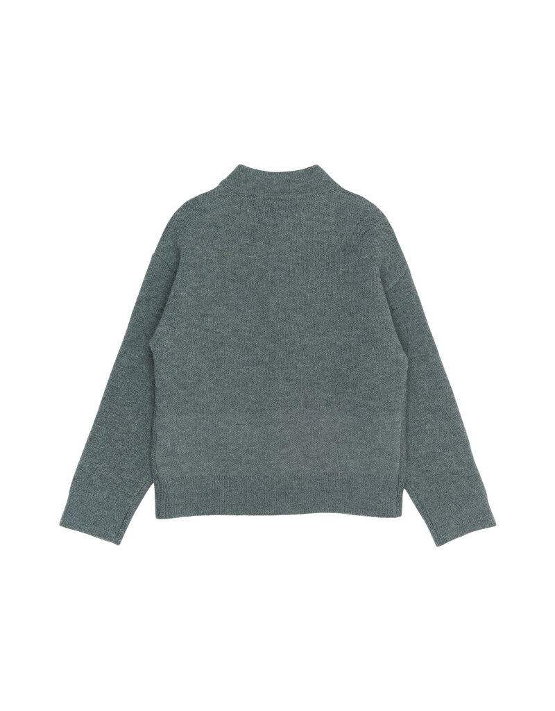 The New Rolland Knit Cardigan Blue Melange