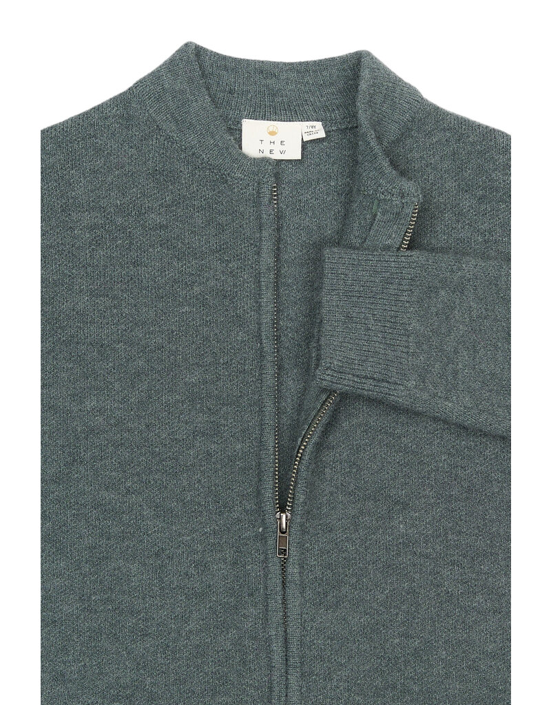 The New Rolland Knit Cardigan Blue Melange