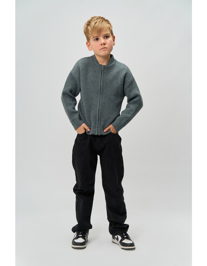 The New Rolland Knit Cardigan Blue Melange
