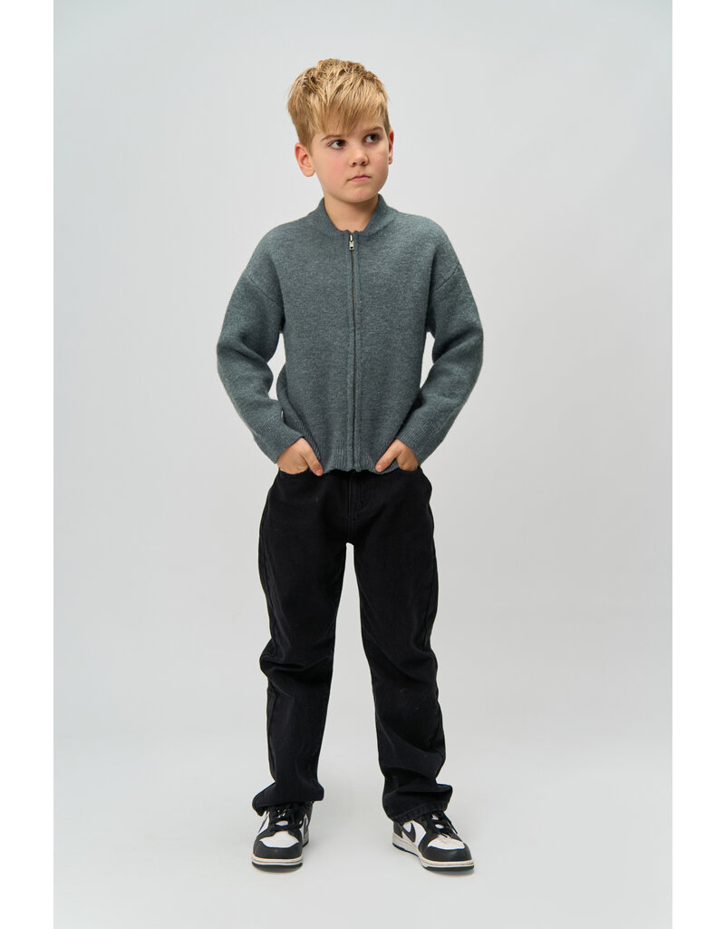 The New Rolland Knit Cardigan Blue Melange