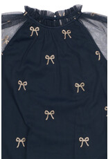 The New Rudelle Top Navy Blazer AOP