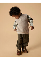 Lil' Atelier Rokko Knit Vest Oxford Tan Melange