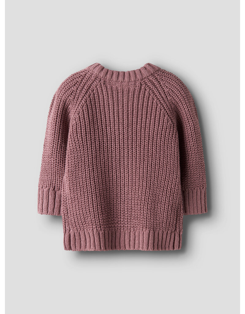 Lil' Atelier Emlen Lak Knit Cardigan Nostalgia Rose