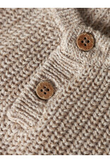 Lil' Atelier Rokko Knit Vest Baby Oxford Tan Melange