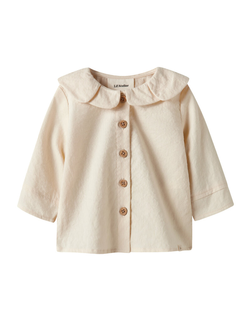 Lil' Atelier Rosito Loose Shirt Baby Turtledove