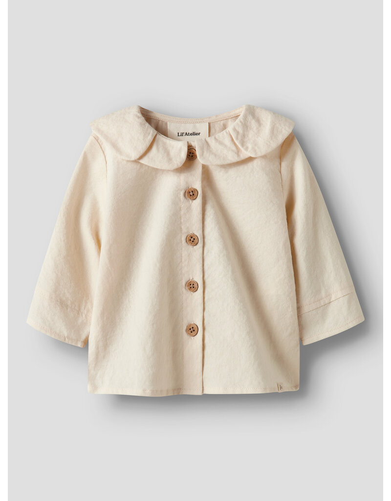 Lil' Atelier Rosito Loose Shirt Baby Turtledove