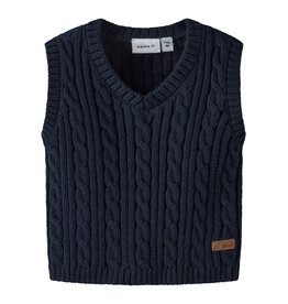 name it Roman Knit Slipover Navy Blazer