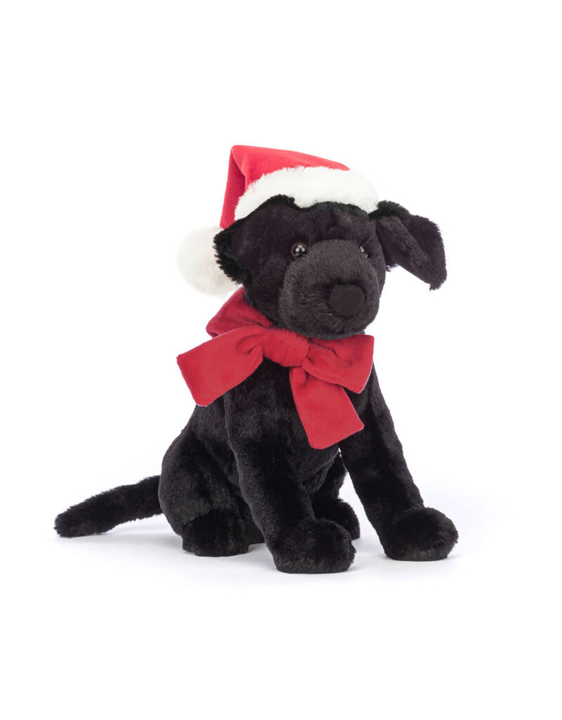 Jellycat Winter Warmer Pippa Black Labrador