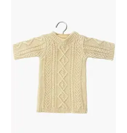 Minikane Lena-jurk gebreid creme