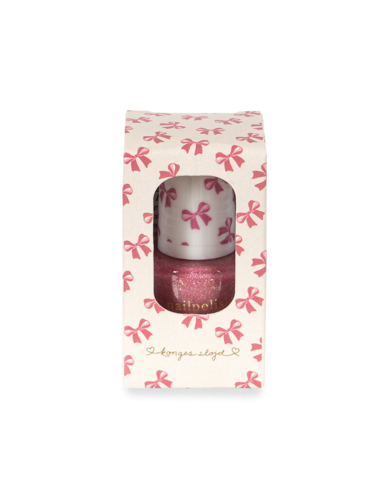 Konges Sløjd Twinkle Peel Off Nail Art Amour Pink