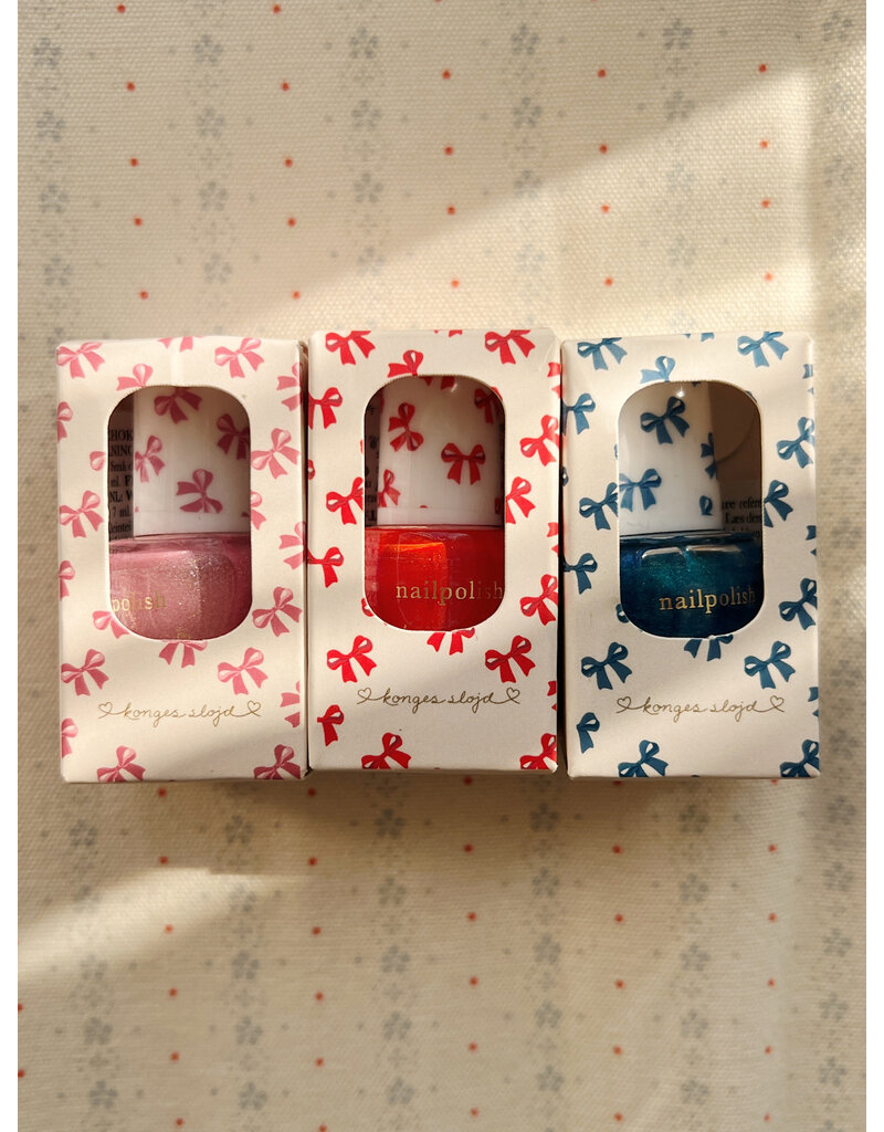 Konges Sløjd Twinkle Peel Off Nail Art Red