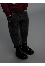 name it Bella Mom emb Jeans Medium Grey Flower