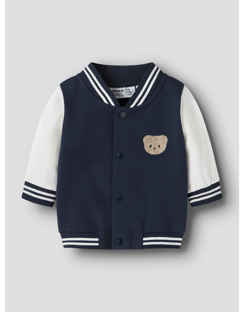 name it Robinson Sweat Cardigan Navy Blazer