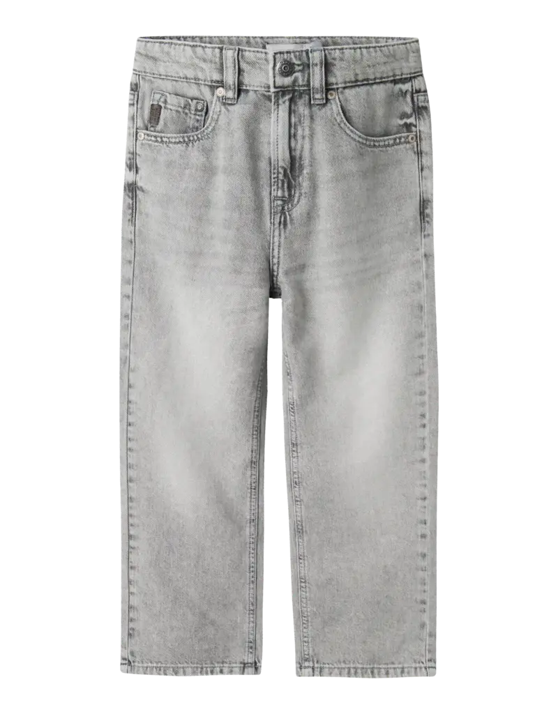 name it Ryan Straight Jeans Light Grey Denim