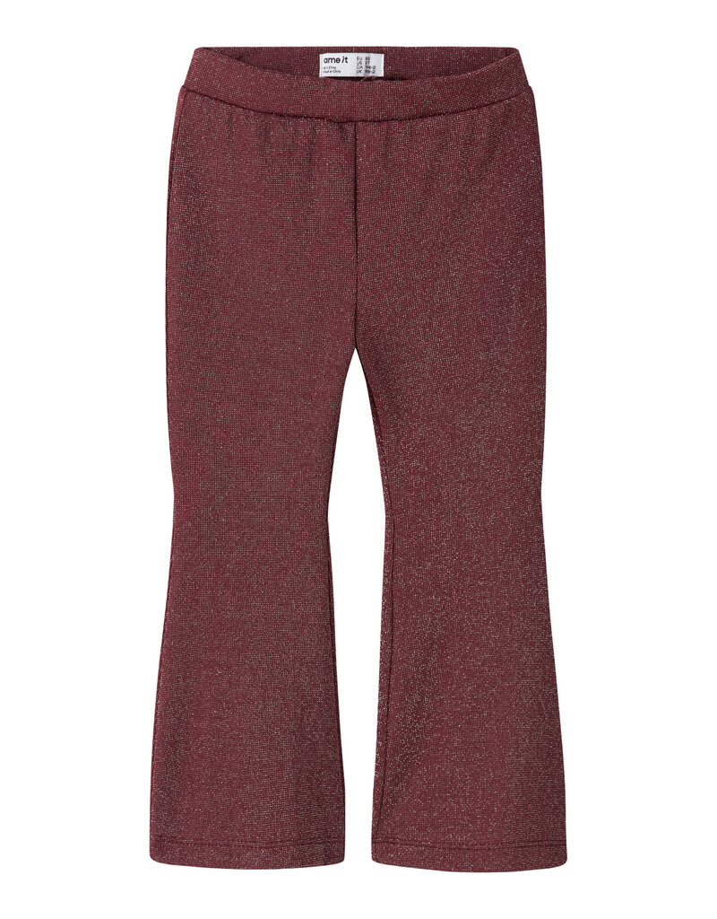name it Roisin Bootcut Pants Burgundy
