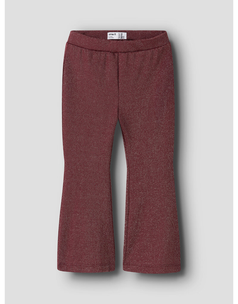 name it Roisin Bootcut Pants Burgundy