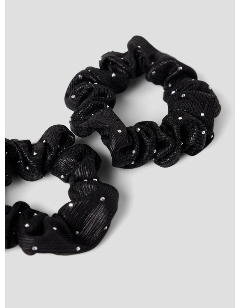 name it Glitter 2P Hairelastics Black