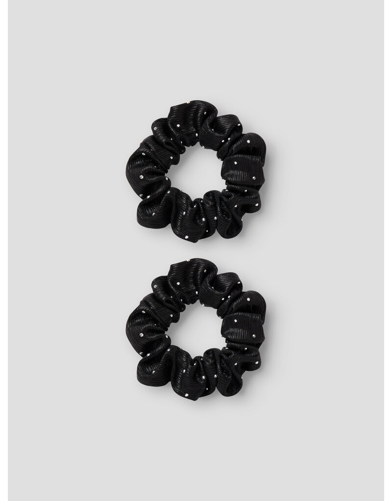 name it Glitter 2P Hairelastics Black