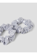 name it Glitter 2P Hairelastics Silver