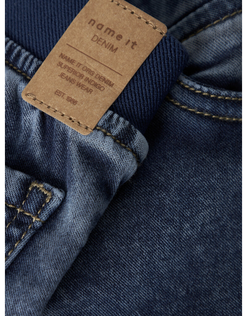 name it Silas Twist Jeans Dark Blue Denim