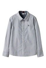 name it Rekid Shirt Flint Stone Thin Stripe