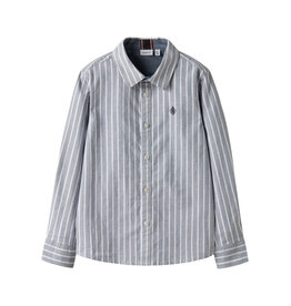 name it Rekid Shirt Flint Stone Thin Stripe