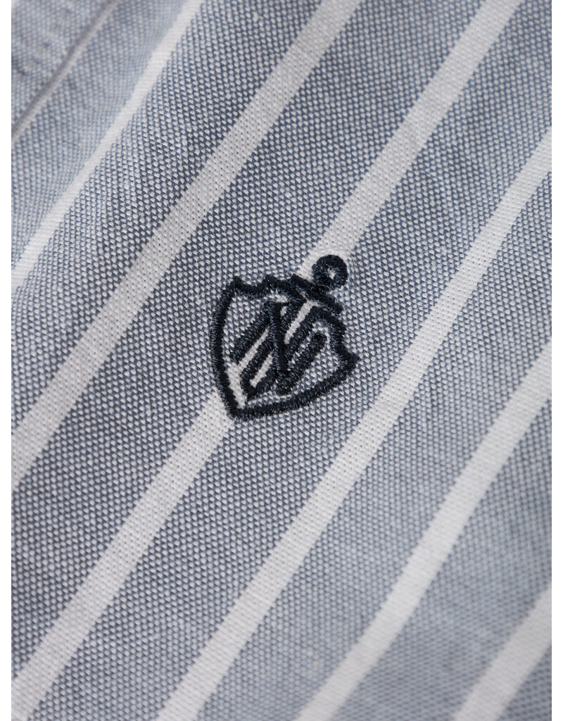name it Rekid Shirt Flint Stone Thin Stripe