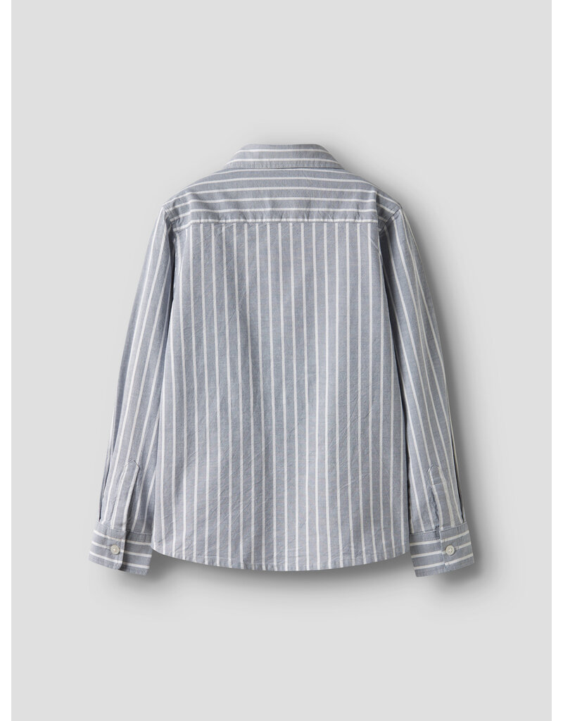 name it Rekid Shirt Flint Stone Thin Stripe