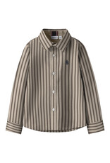 name it Rekid Shirt Island Fossil Thin Stripe