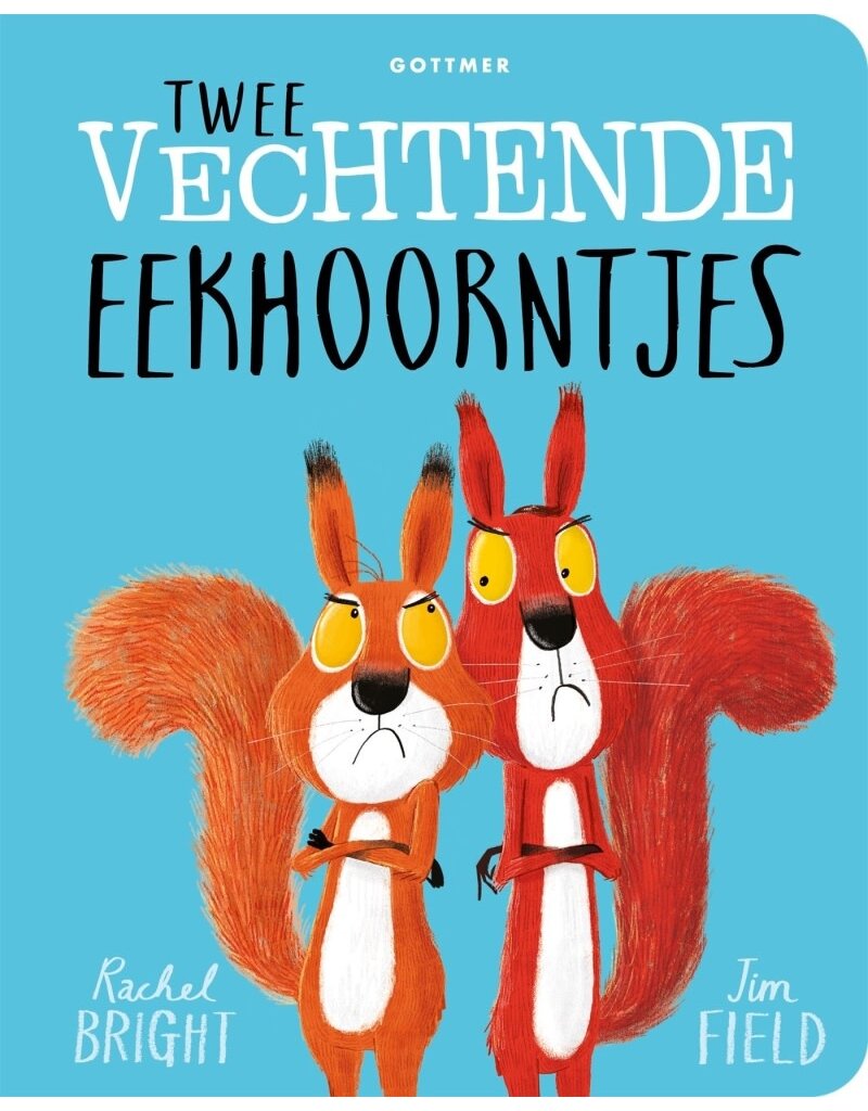 Gottmer Twee vechtende eekhoorntjes (kartonboek)