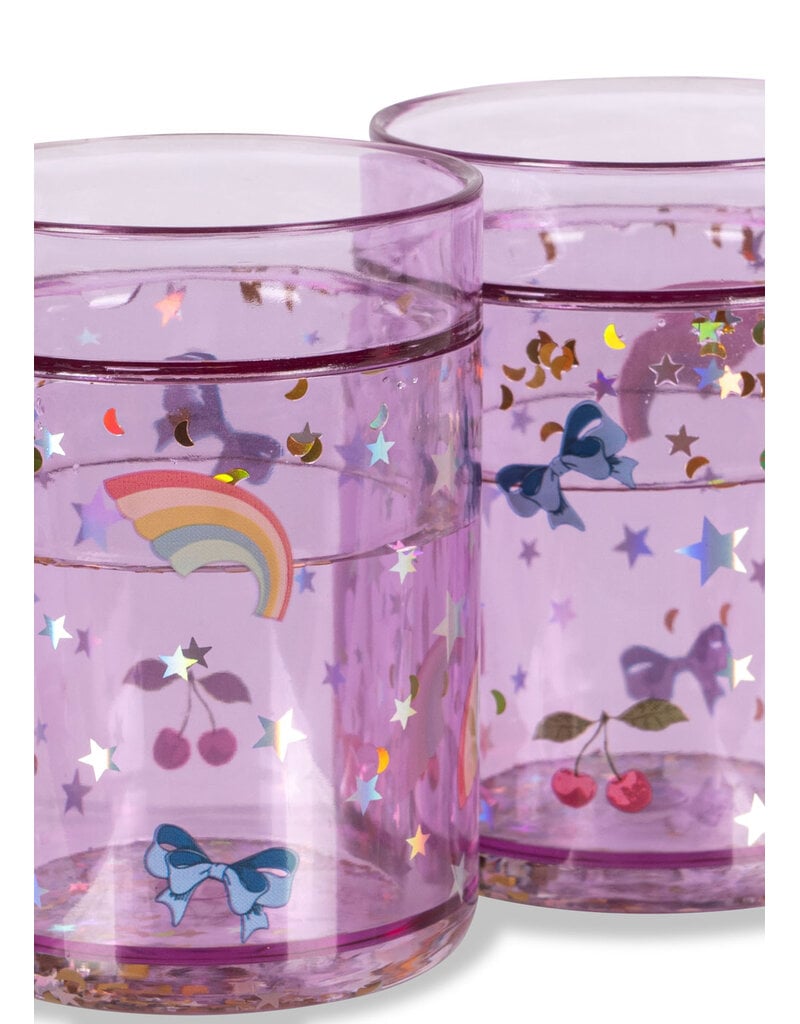 Konges Sløjd 2 Pack Glitter Cups Rainbow Twinkle