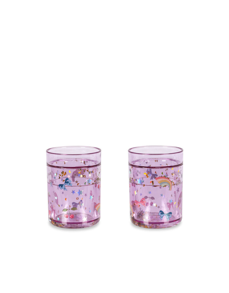 Konges Sløjd 2 Pack Glitter Cups Rainbow Twinkle