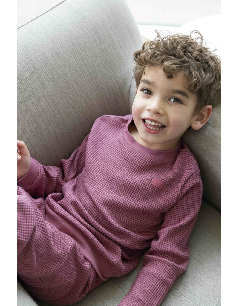 Feetje Wafelpyjama Family Limited Berry