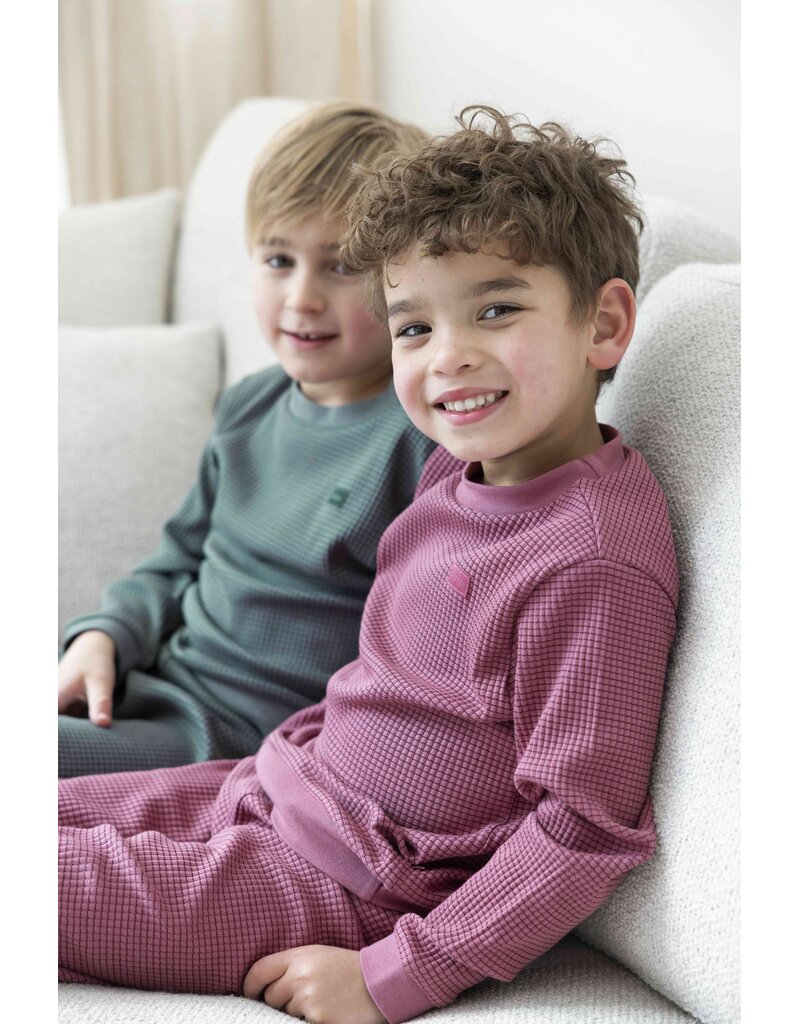 Feetje Wafelpyjama Family Limited Berry