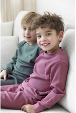 Feetje Wafelpyjama Family Limited Zeegroen
