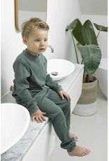 Feetje Wafelpyjama Family Limited Zeegroen