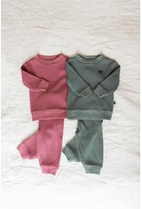 Feetje Wafelpyjama Family Limited Zeegroen