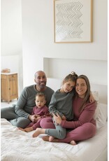 Feetje Wafelpyjama Family Limited Volwassen Zeegroen