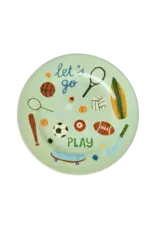 Rice Melamine Bord met Sports Print