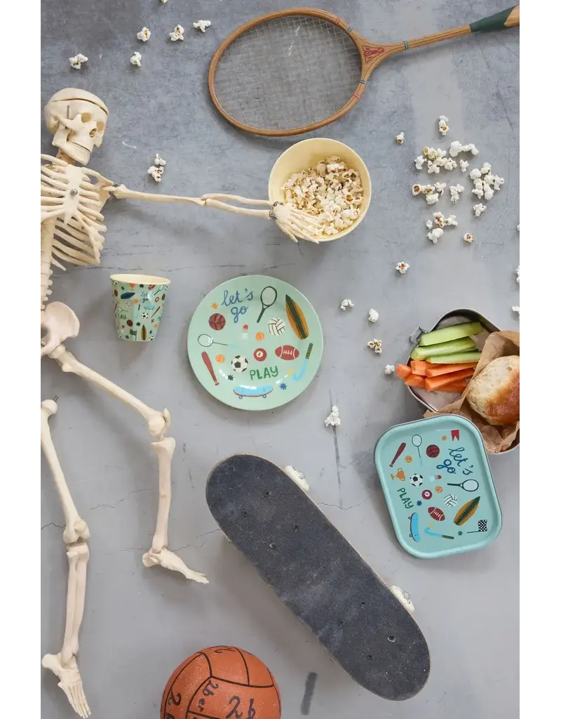 Rice Melamine Bord met Sports Print
