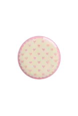 Rice Melamine Gebaksbord met Favorite Hearts Dark Pink