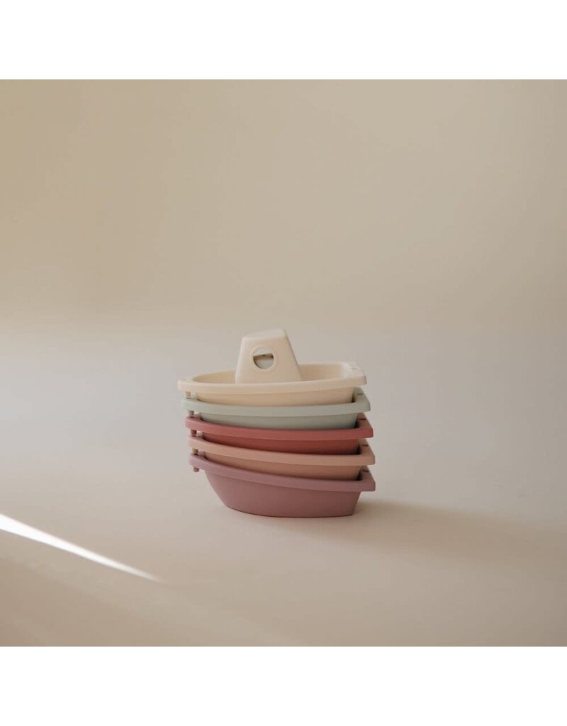 Mushie Bath Boats Pastel