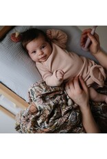 Mushie Swaddle Retro Flowers