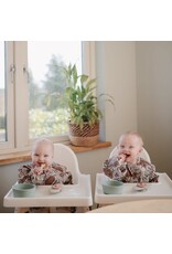 Mushie Slab Lange mouw Retro Flowers 6-12MND