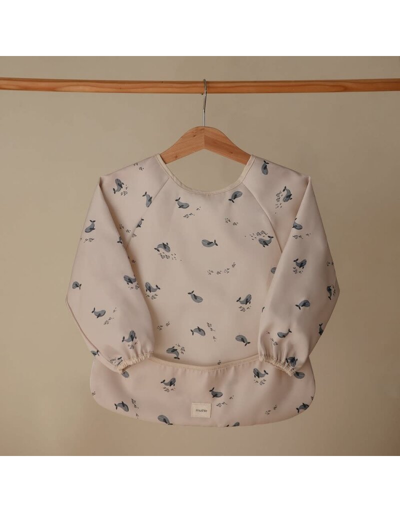 Mushie Slab Lange Mouwen Whales 6-24MND