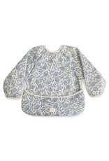 Mushie Lange Mouw Slab Blue Flowers (6-24MND)