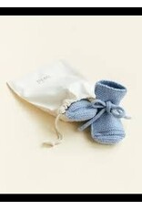 Hvid Booties Blue