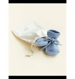 Hvid Booties Blue