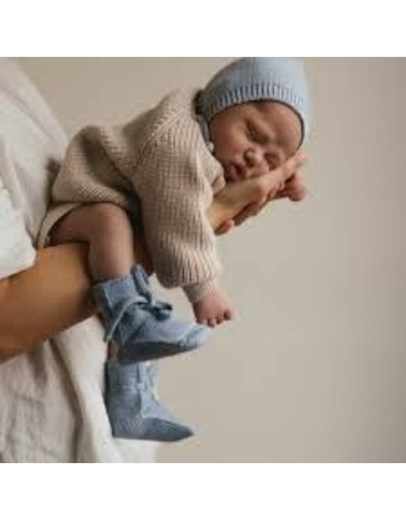 Hvid Booties Blue