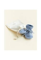 Hvid Booties Blue